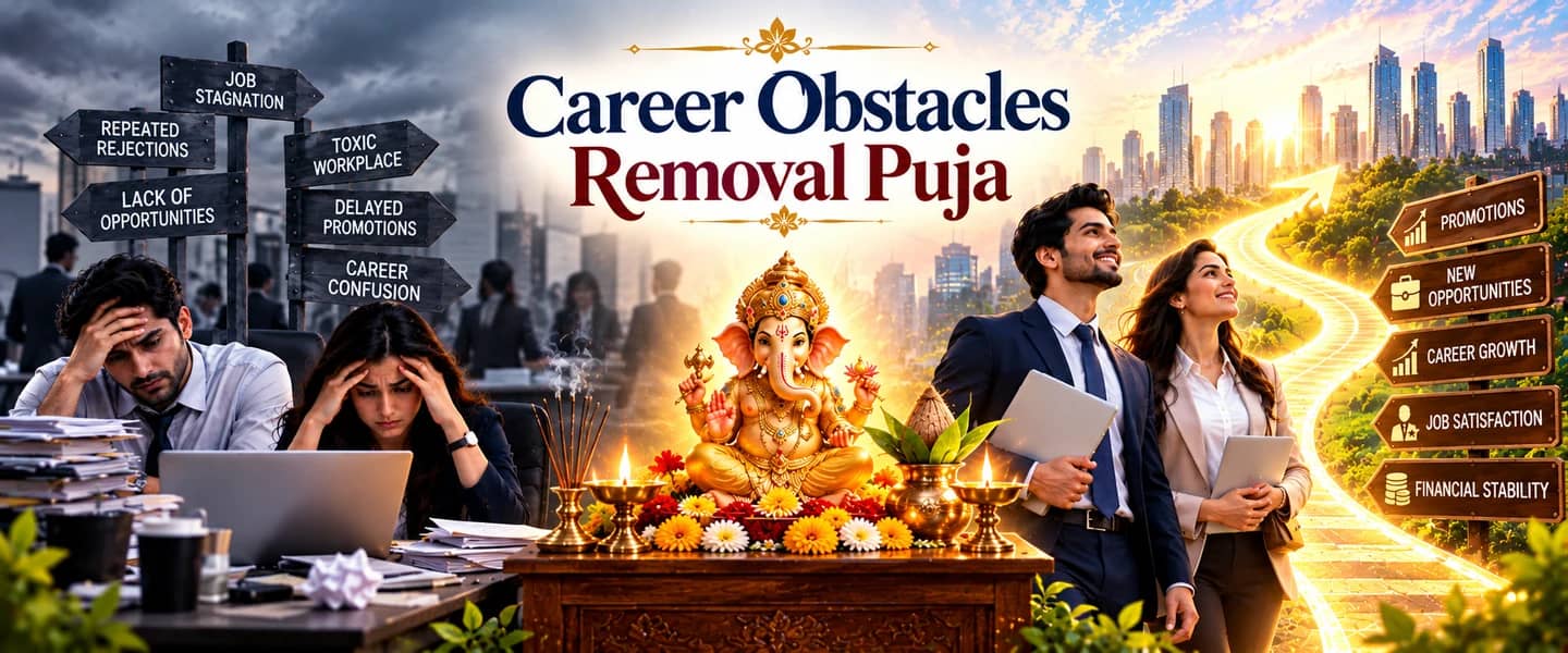 Career Obstacles Removal Puja puja banner