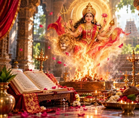 Navaratri Durga Saptashati Path Havan